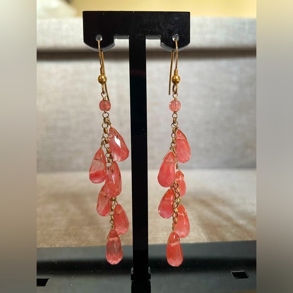 SIX PAIRS Pink and Blue Earrings in ONE Bundle!  Full Set of 6 Pairs / One Lot! - Picture 10 of 16